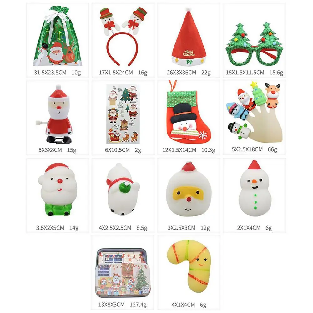 

Christmas Toys Set Xmas Mini Scarf Hat Decor Doll Clothes Accessory Sensory Novel Christmas Dolls Mini Scarf Hat Decor Skilful