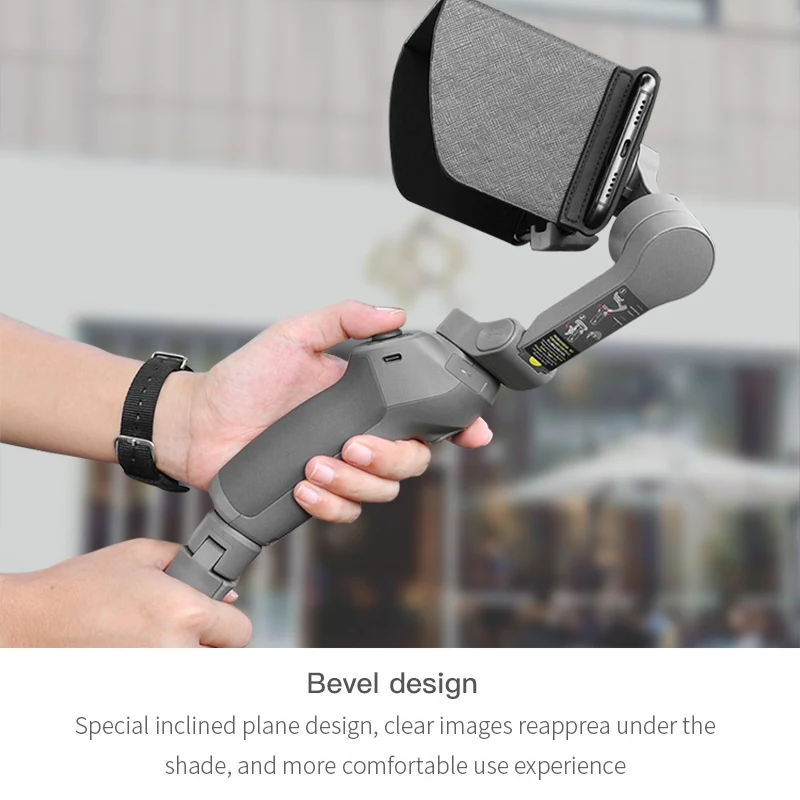 Ручной Стабилизатор для DJI Osmo Mobile 3 мобильный телефон с козырьком от солнца