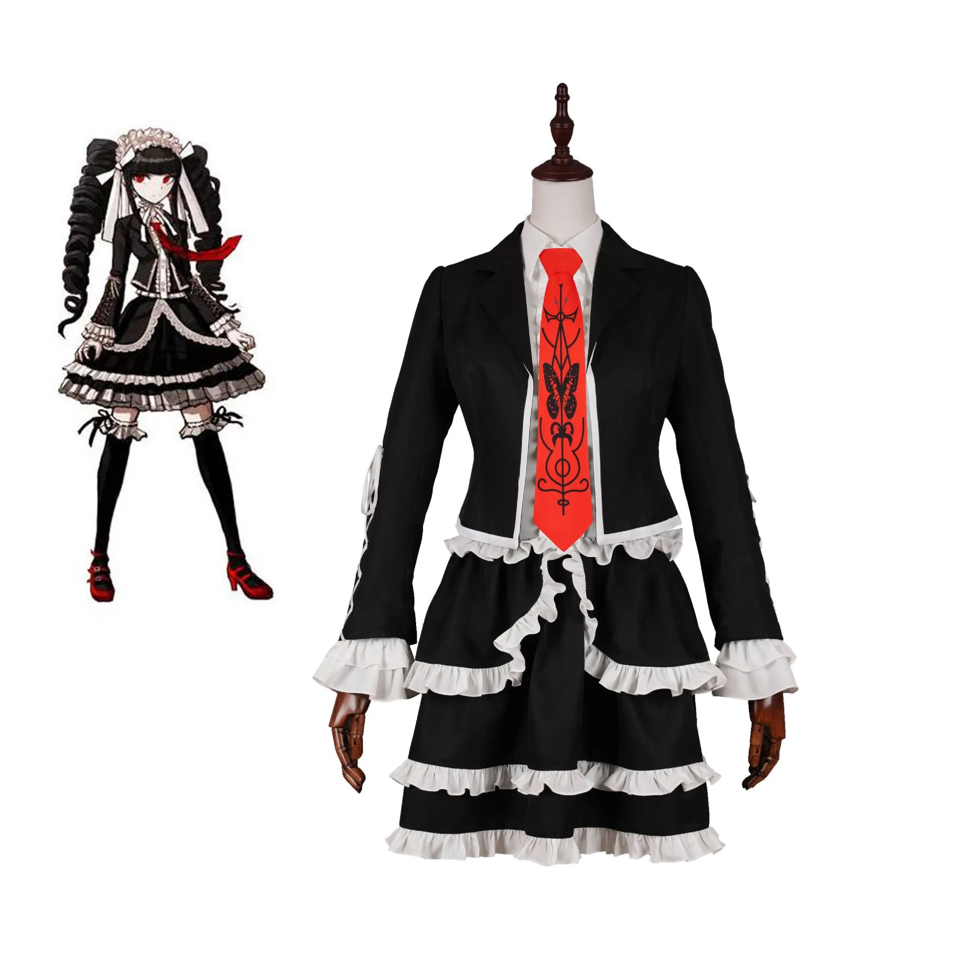 

Danganronpa Dangan Ronpa Celestia Ludenberg Cosplay Costume Fancy Custom Made Free Shipping