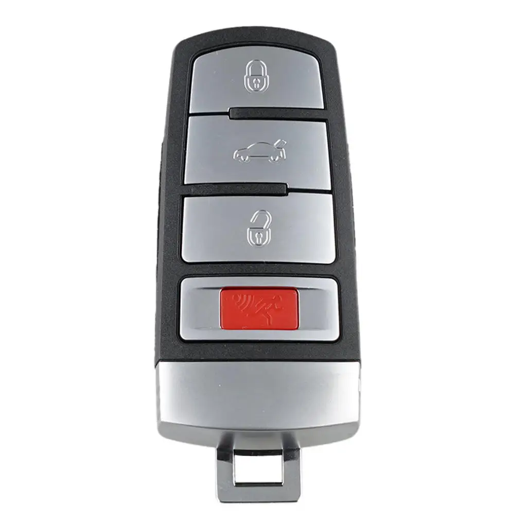 

Key Fob Cover Case Shell Replacment with Blank Key for VW Passat 2006-2010