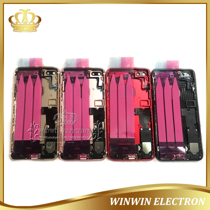 Хорошее качество запасная задняя крышка шасси для iphone 7P средняя рамка корпуса с