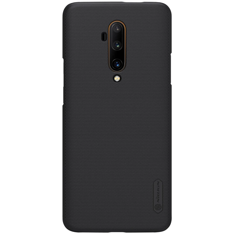 Черный Для Oneplus 7T 7 Pro чехол Nillkin Super Frosted Shield Жесткий ПК Тонкий чехол-накладка для OnePlus 7T 7 Pro 6 6T 5 3 5T чехол для телефона - Цвет: Черный