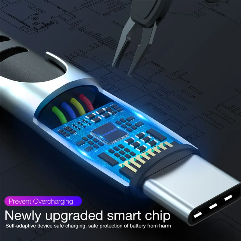 USB кабель 3 в 1 для iPhone 11 Pro Max X 8 7 6 Micro типа C samsung S20 S10 Xiaomi Mi 9 3A шнур быстрой