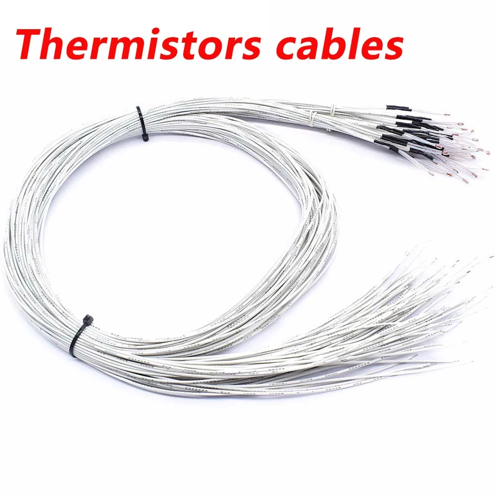 5 шт. 3D Pringter 100K ohm NTC 3950 Термисторы датчики с кабелем принтеры Запчасти для Reprap Mend