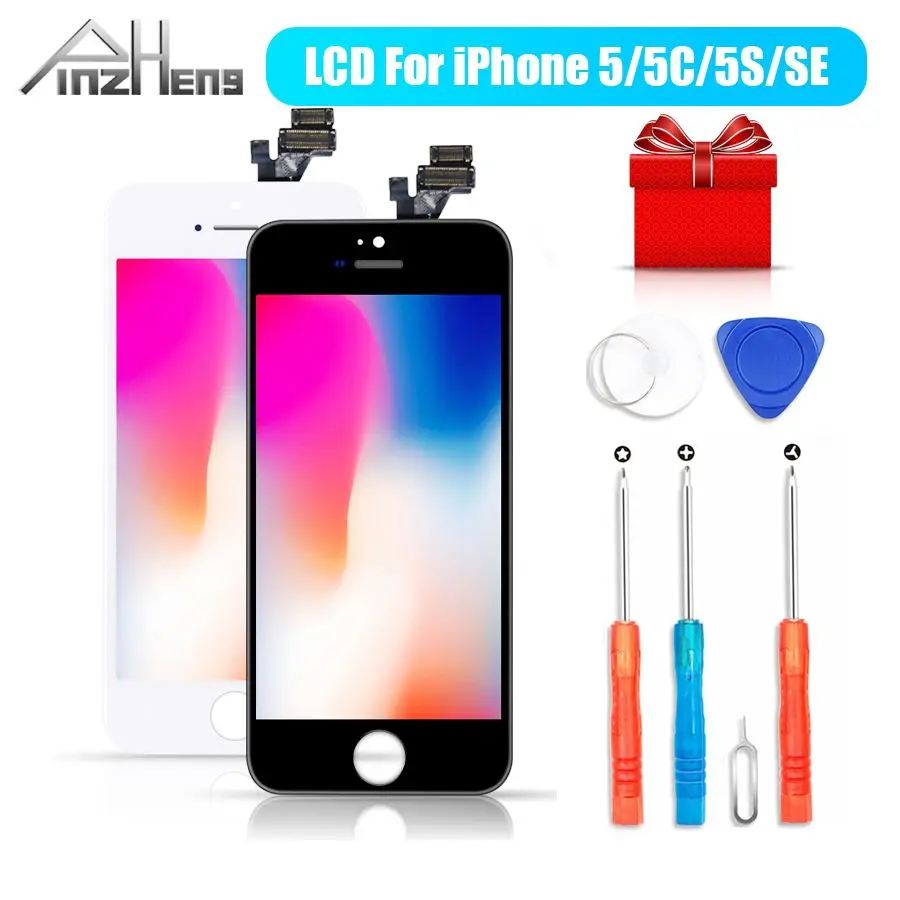 AAAA Оригинальный ЖК дисплей для iPhone 5 5S 5C SE сенсорный экран дигитайзер Замена