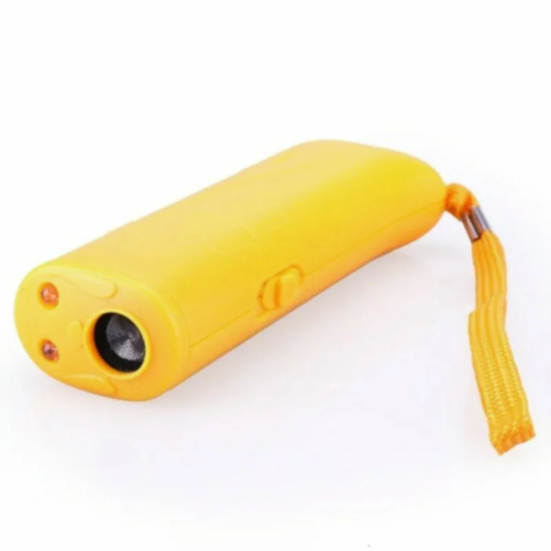 

Ultrasonic Dog Repeller Electronic Anti Barking Stop Bark Handheld 3 in 1 Pet Dog Trainer HB88
