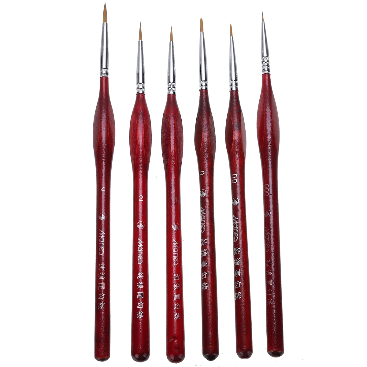 6Pcs Paint Brush Set Extra Fine Detail Brushes Artist Miniatures Model Maker Tool for Oil Painting Gouache | Канцтовары для офиса
