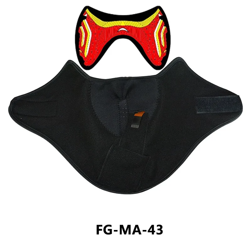 Хэллоуин СВЕТОДИОДНЫЙ маски светодиодный светильник со шнуровкой вечерние