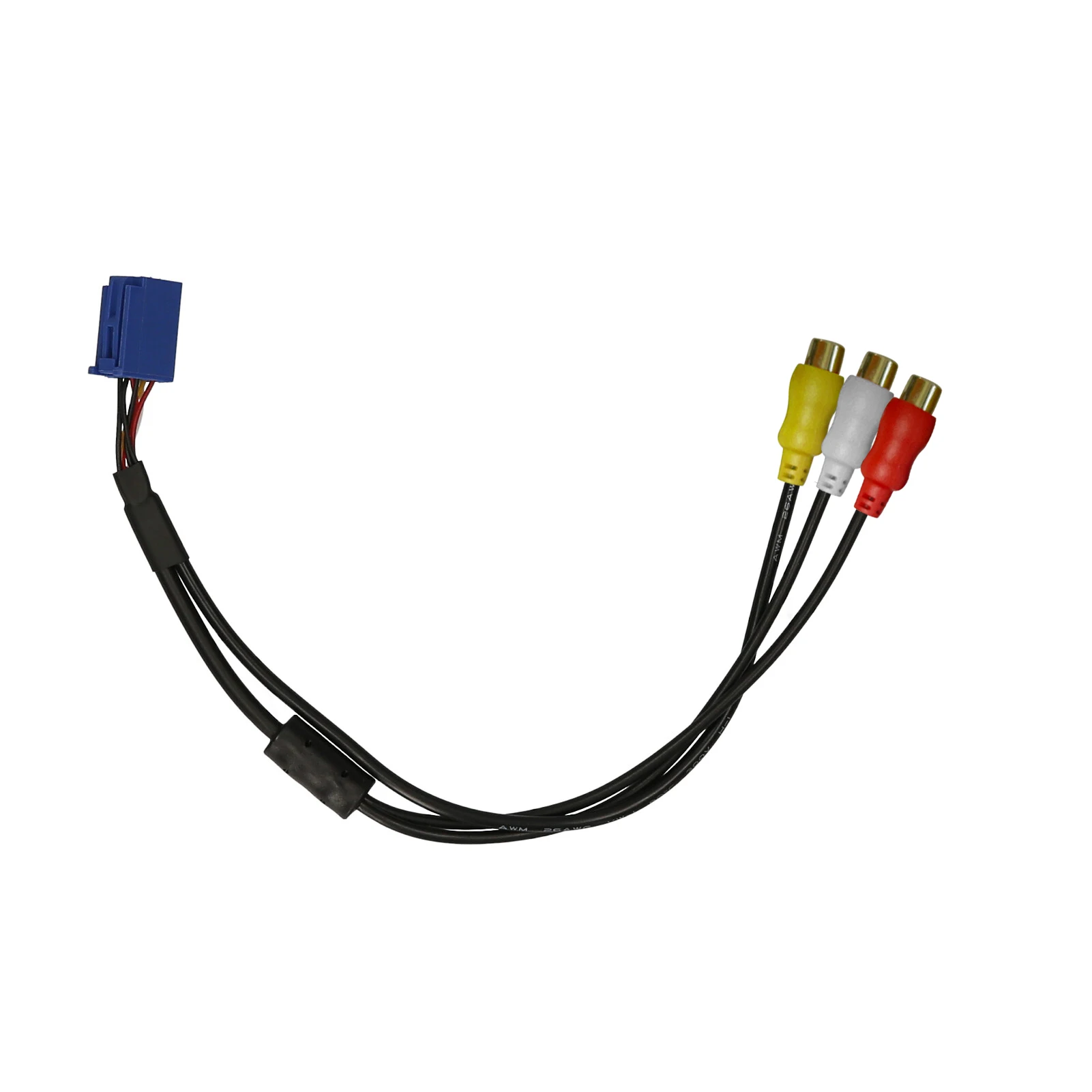 Автомобильный RCA адаптер VTR кабель 6 Pin Синий A/V порт Замена для Toyota | Автомобили и