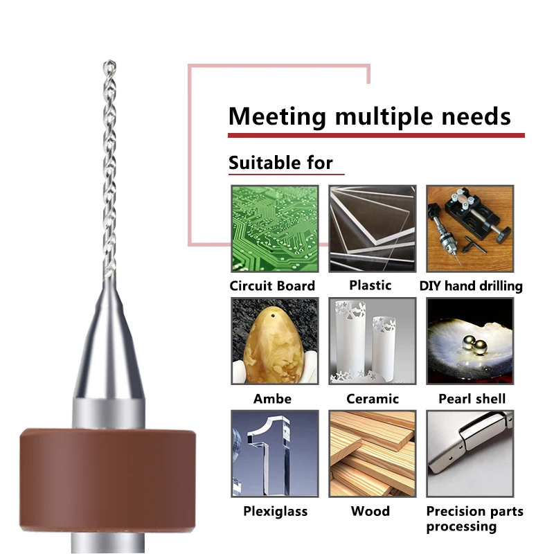 XCAN импортные карбидные сверла для печатных плат печатная плата мини сверло с ЧПУ