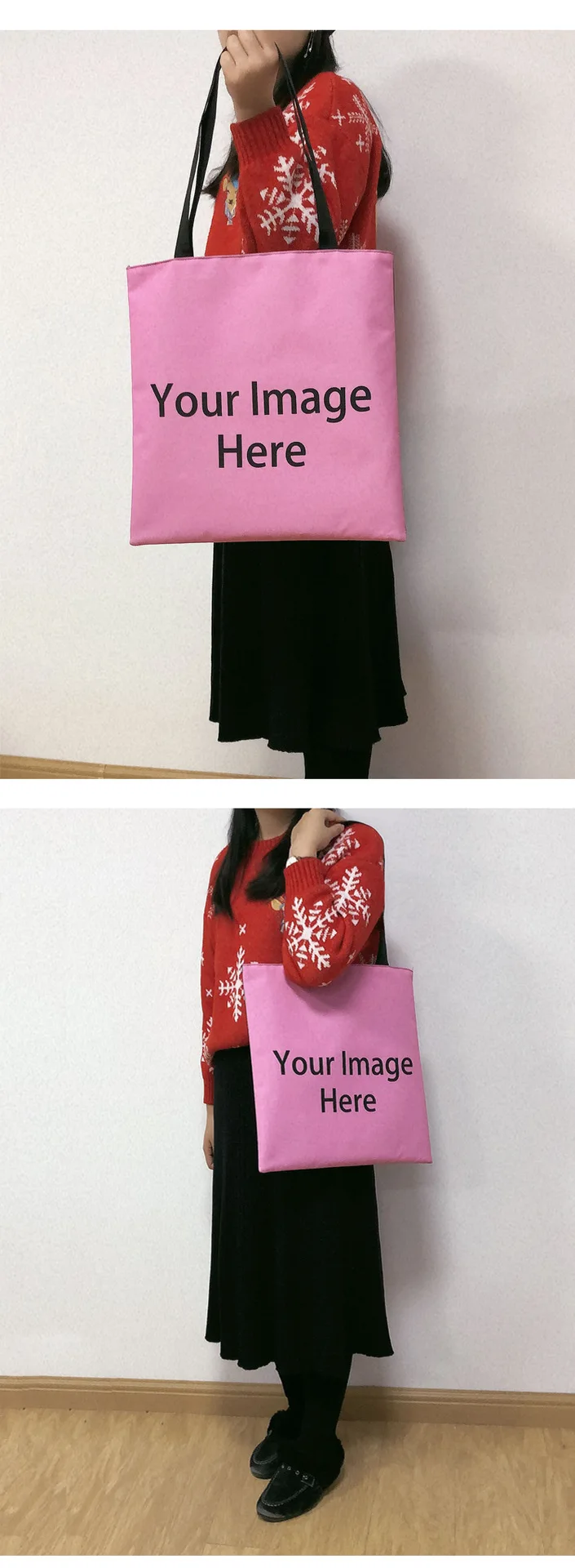 

Anime Five Nights At Freddy's Tote Bags Boy Girl Foldable Shopping Bag Freddy Large Capacity Travel Beach Messenger bags Handbag