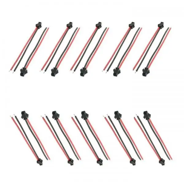 10 пар 15 см 2 контактный разъем JST штекер кабель провод для батареи