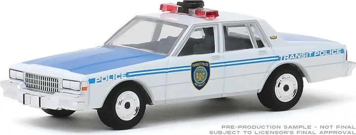 

GreenLight car 1/64 1989 Caprice - NYC Transit police car Collector Edition Metal Diecast Model Car