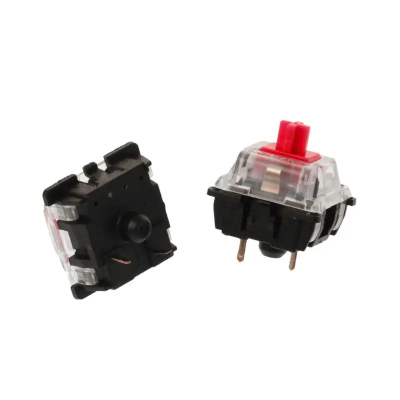 Прозрачный чехол для механической клавиатуры Gateron MX 3 Pin Red Switch 10 шт. | Компьютеры и