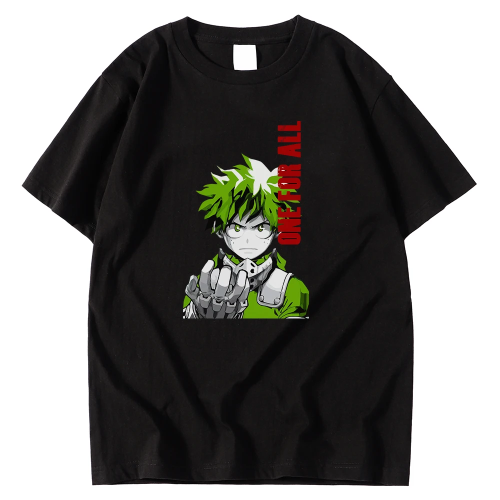 

Футболка мужская с принтом My Hero Академия Midoriya Izuku, рубашка в стиле оверсайз, дышащая футболка с круглым вырезом, весна-лето