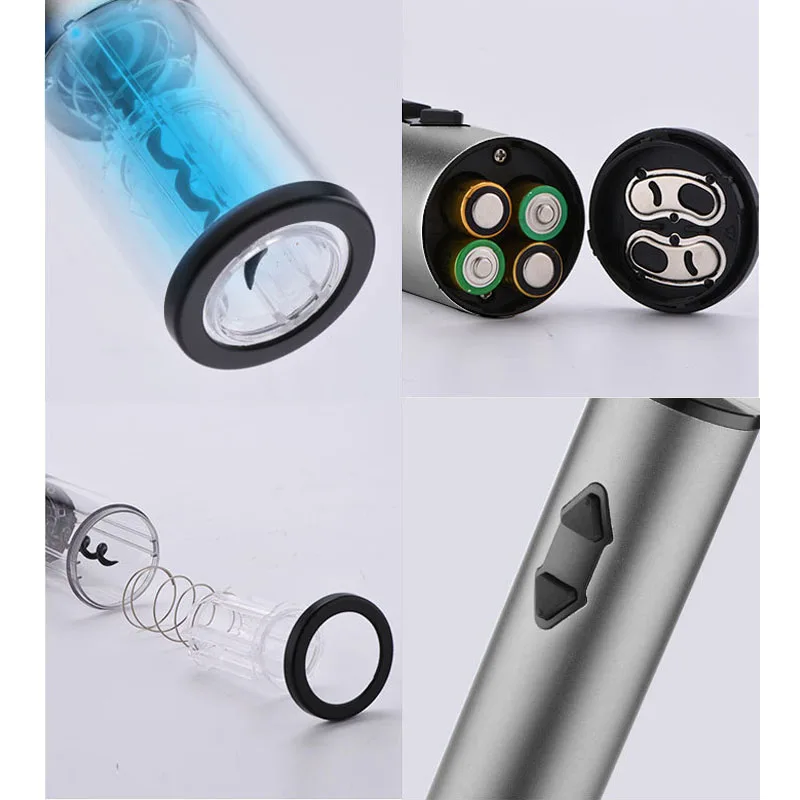 Модный Мини штопор для вина со светодиодной подсветильник кой Перезаряжаемый USB