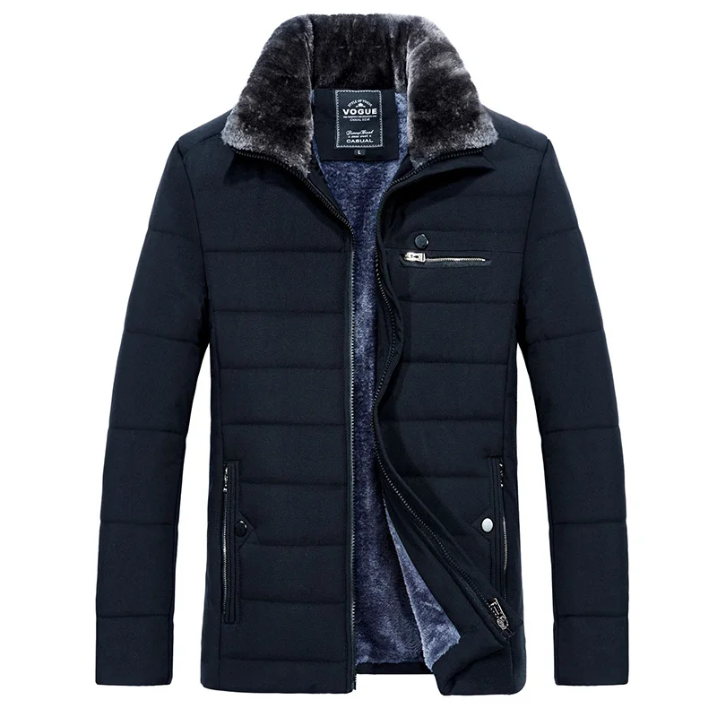 

2020 Men Winter Jacket Parkas High Quality Cotton Padded Wadded Thick Warm Outerwear Casual Coats Men jaquetas masculina inverno