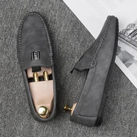 tassel leather shoes men slip on shoes cheap casual boat walking driver footwear chaussures hommes man moccasins loafers flats
