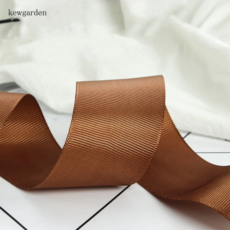 Kewgarden тканевая лента для упаковки Grosgrain ленты 1," 38 мм DIY цветок волос бант в качестве аксессуара вручную изготовленная лента 100 ярдов