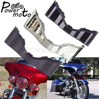 blackchrome motorcycle outer fairing skirt batwing lower trim for cvo electra street glide ultra limited touring 2014 later