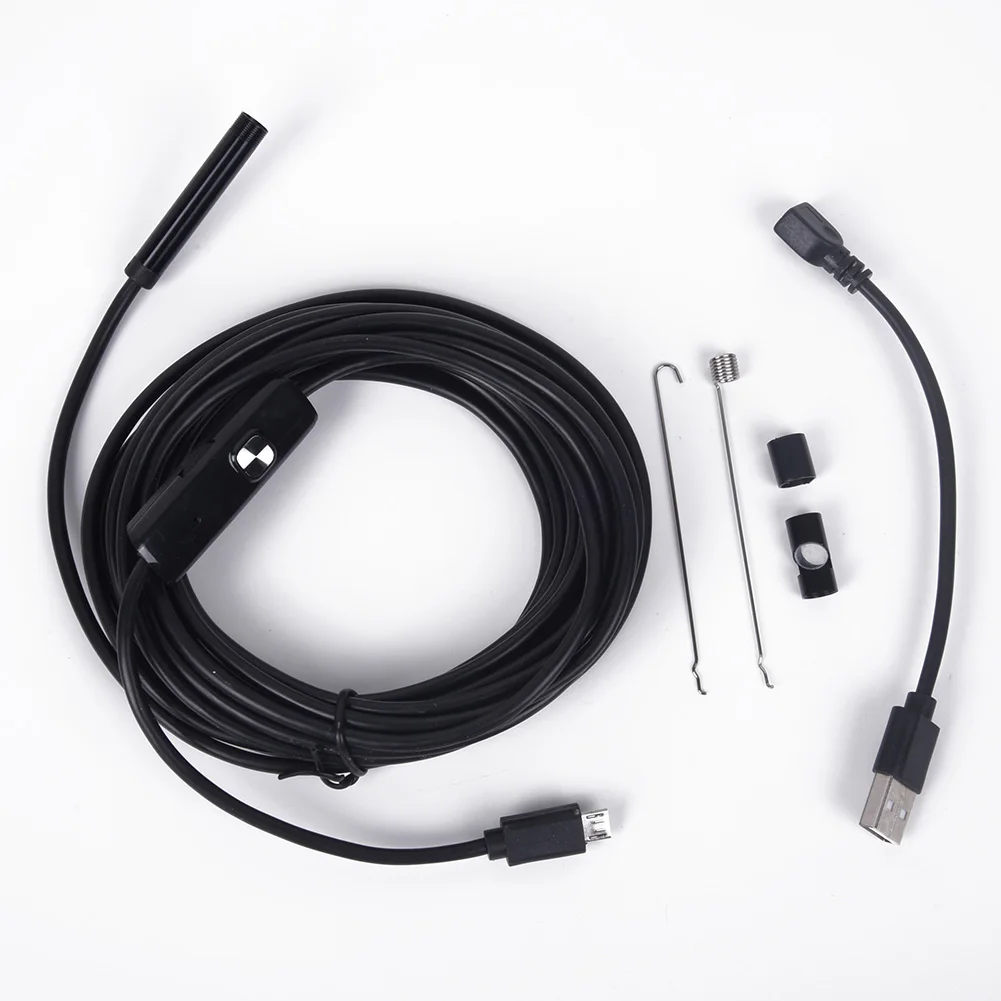 

Pipe Inspection Camera HD 720P Mini USB Sewer Drain Endoscope Video Waterproof E
