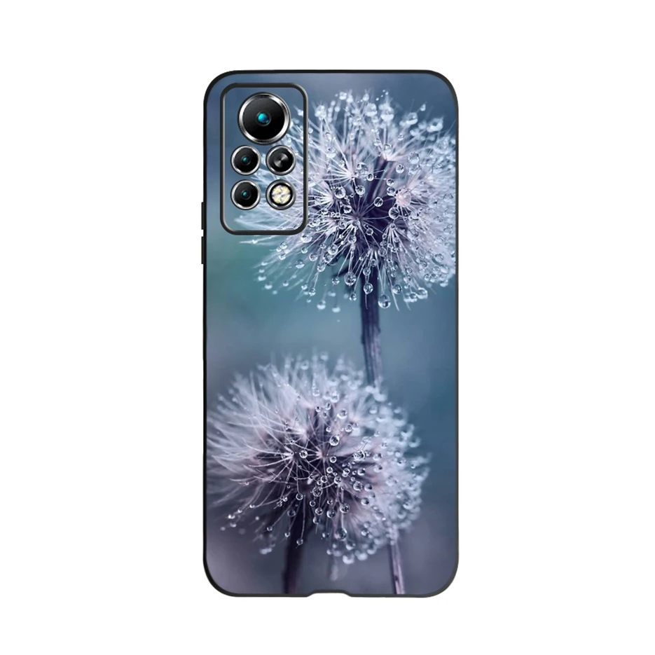 Чехол для Infinix Note 11 Pro из тонкого мягкого силикона стильный телефонный чехол Note11 Coque 6,95 дюйма.