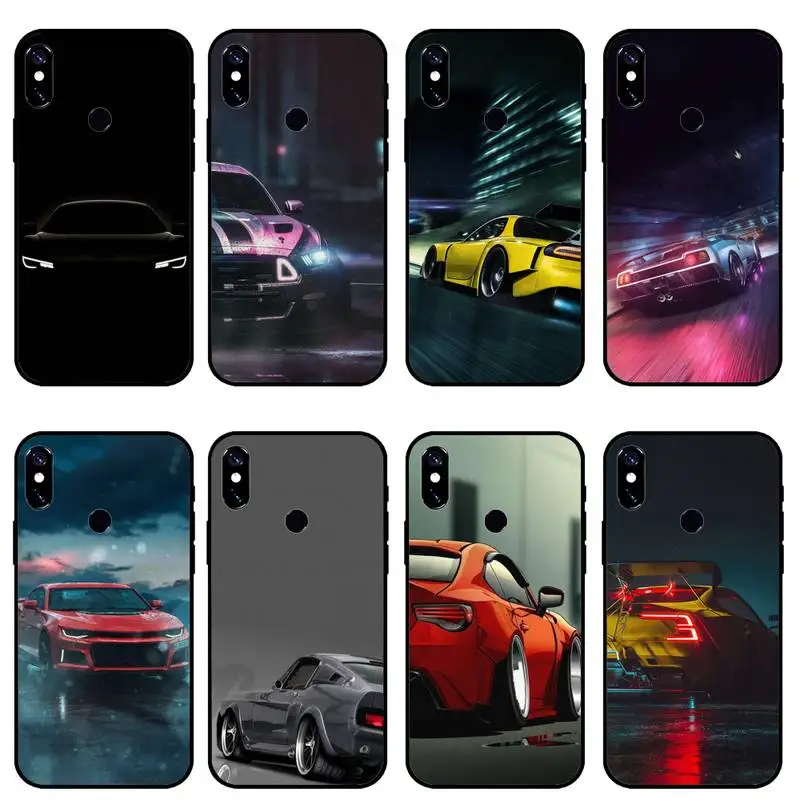 

Fashion luxury sports car cool Phone Case For Xiaomi Redmi 7 8 9t a3Pro 9se k20 mi8 max3 lite 9 note 9s 10 pro cover
