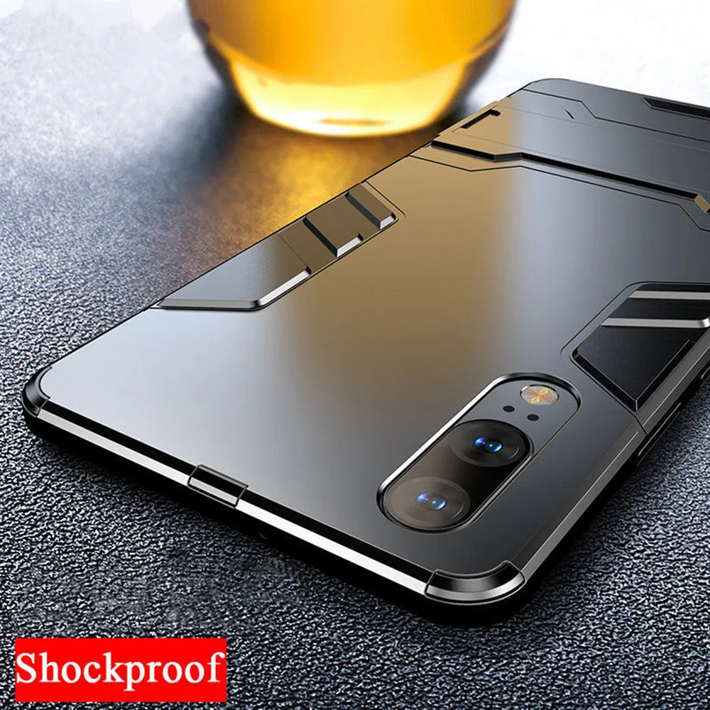 Полностью противоударный бронированный чехол подставка для Huawei Honor Note 10 V10 9 Nova 3i 3