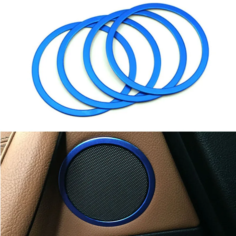 4 шт. наклейка на раму автомобильного динамика интерьерное покрытие кольца