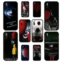 stephen king it pennywise phone case for huawei nova 5 6 7 pro y5 2019 prime 2018 y9s y7 nax fundas cover