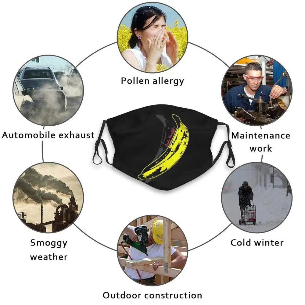 Бархатная подземная рубашка наклейка плакат маска с принтом моющаяся фильтром