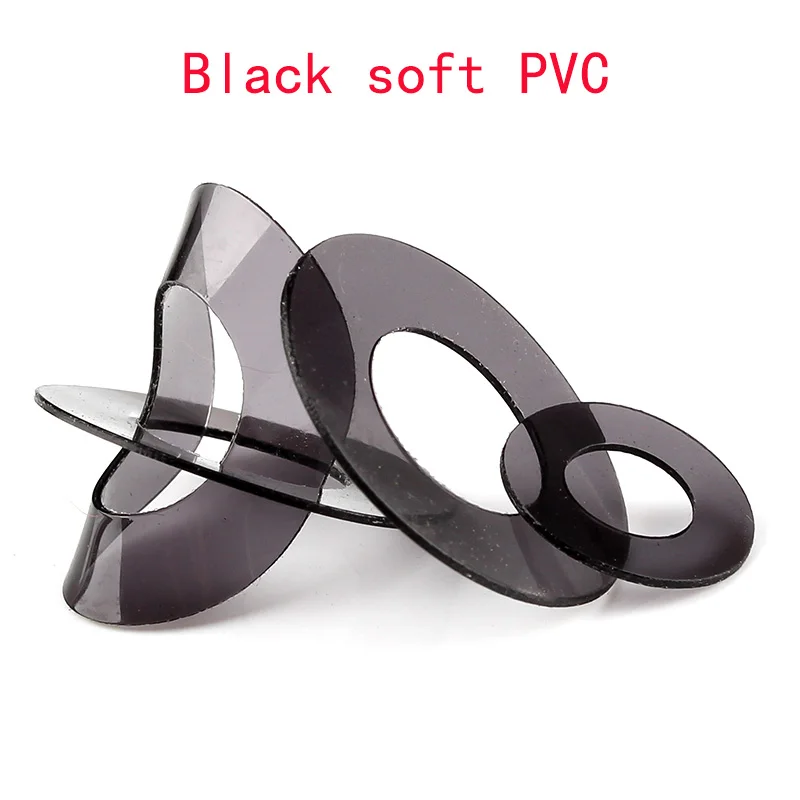 

50PCS Black Soft PVC Plastic Gasket Insulation Waterproof Gasket Sealing Plastic Leak Proof Flat Gasket M2 M2.5 M3M4 M5M6M8 M10