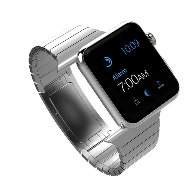 

Stainless steel strap for Apple Watch strap 38mm 40mm iWatch strap 42mm / 34mm butterfly buckle stainless steel strap