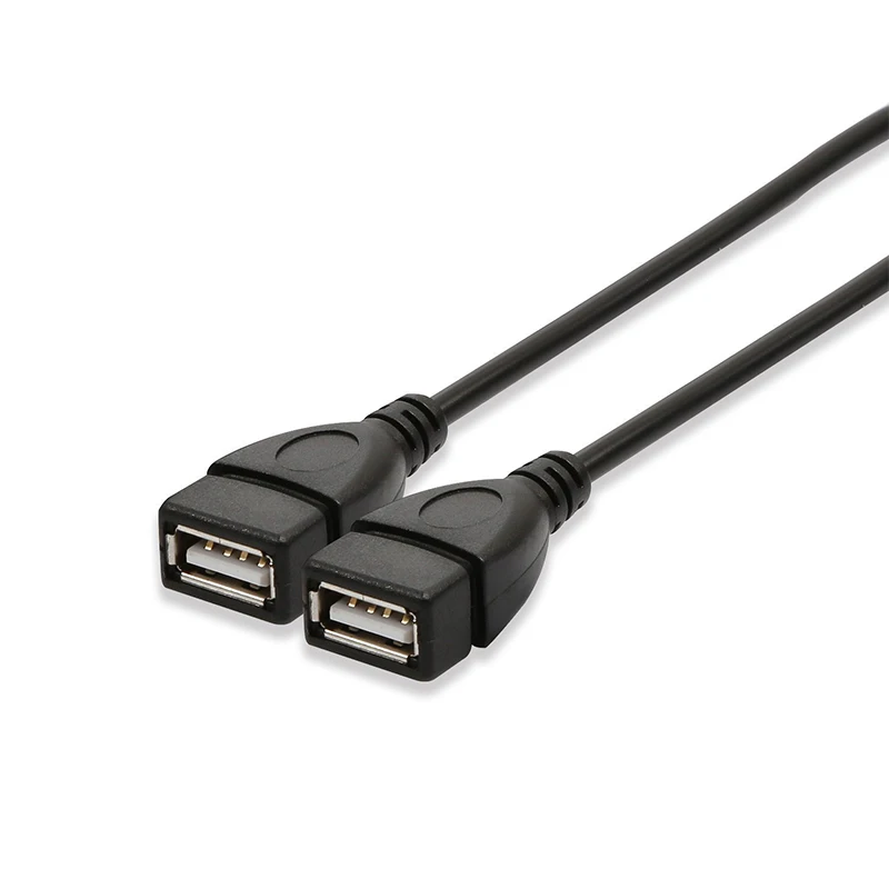 1 шт. 0 5 м Мужской и 2 Женский USB удлинитель питания разделите на usb кабеля для