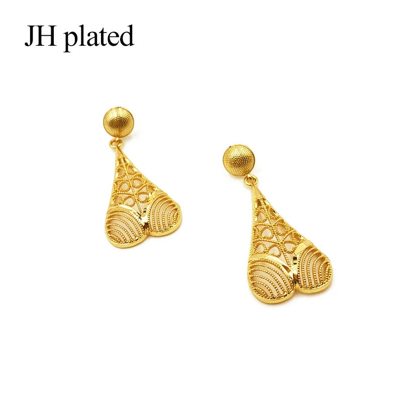 JHplated новинка 2019 Дубай модное ожерелье серьги с подвеской комплекты ювелирных