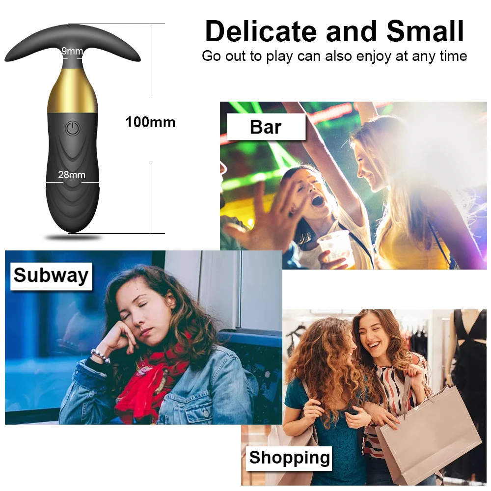 Анальная пробка и вибратор секс-игрушки для женщин мужчин массажер простаты с