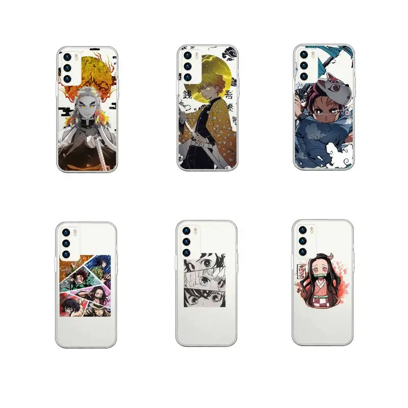 

demon slayer anime Phone Case Clear For Xiaomi Mi 11 Samsung A 51 50 71 70 Note S 21 20 10 i OnePlus 9 8T 7 Pro Lite Plus Ultra