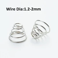 conical compression springs tower spring 304 stainless steel taper pressure spring wire diameter 1 2mm 1 4mm 1 5mm 1 8mm 2mm