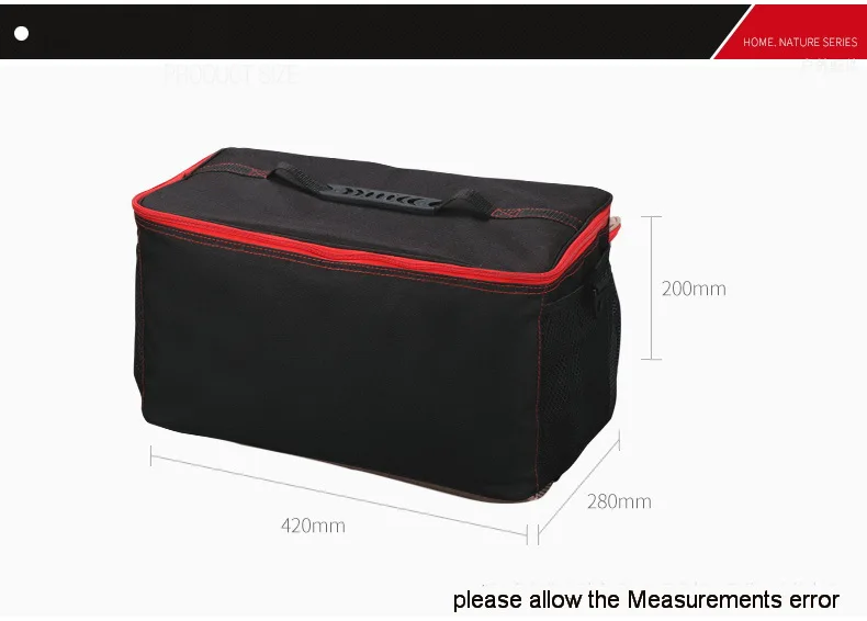 Alocs 22L открытый 600D Оксфорд Корзина для пикника, корзина складной Еда хранения сумки для обеда пикника Сумки из натуральной кожи походный обед коробки