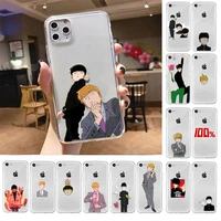 yinuoda mob psycho 100 phone case for iphone x xs max 6 6s 7 7plus 8 8plus 5 5s se 2020 xr 11 11pro max clear funda cover