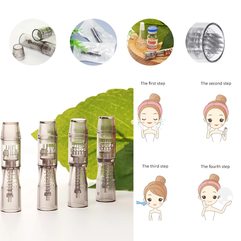 

10 pieces Disposable Painless Lip Face tattoo cartridge needles for Permanent Makeup Microblading Tattoo Machine beauty tools