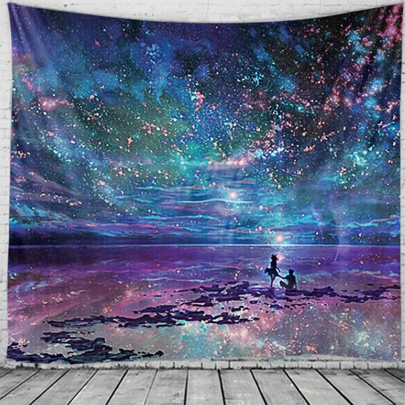 

Star Guardian tapestry Mandala Tapestry Hippie Macrame Tapestry Wall Hanging Boho Decor Witchcraft Tapestry