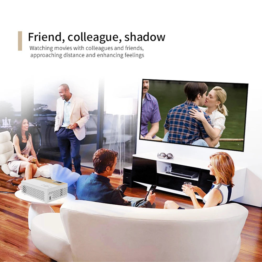 J12 мобильный телефон Wifi светодиодный проектор для беспроводного экрана