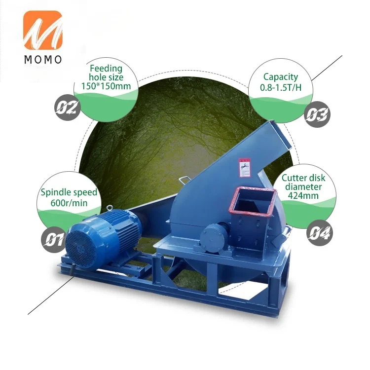 

low noise biomass garden tools for cutting wood chipping shredder