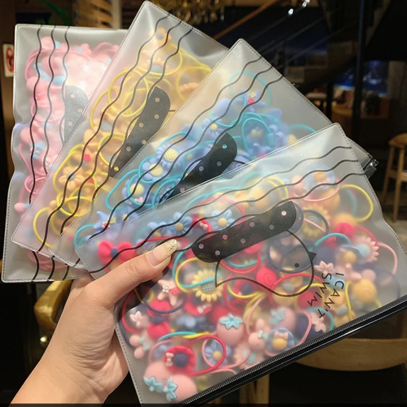 

20 шт. разноцветные маленькие эластичные повязки для волос для девочек, детский держатель для конского хвоста, не повреждающая резинка, повя...