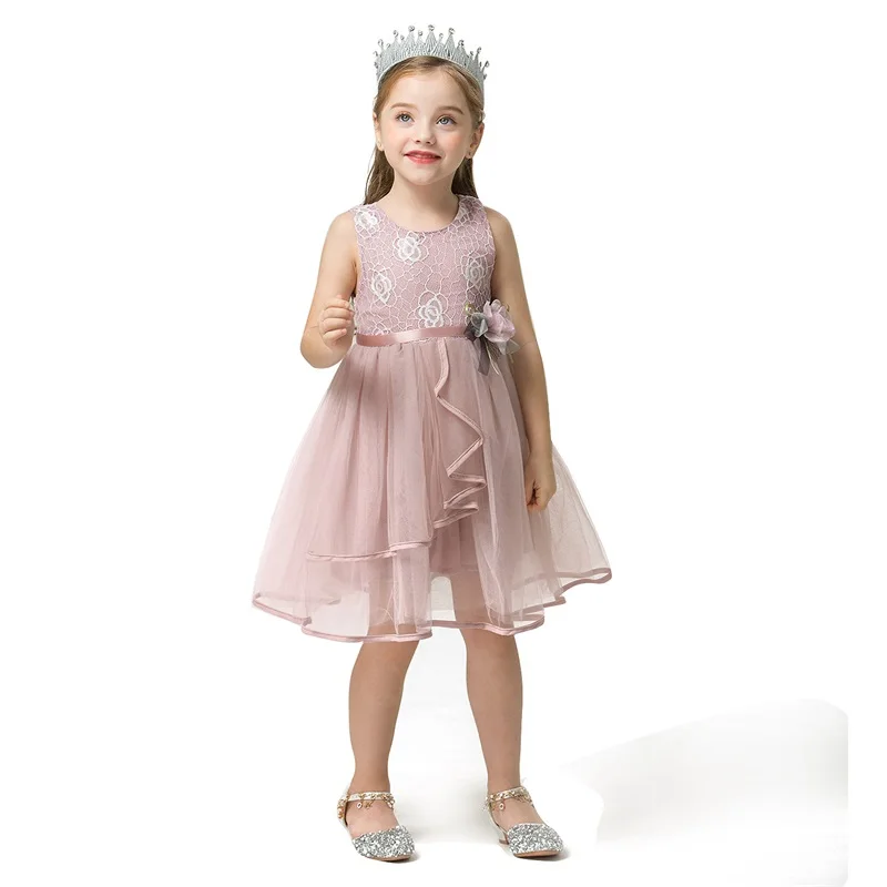 Flower Baby Girls Dress Princess Tutu Summer Costume Kids Dresses for Wedding Party Gown 2 4 6 Yrs Birthday Tulle Clothing | Детская