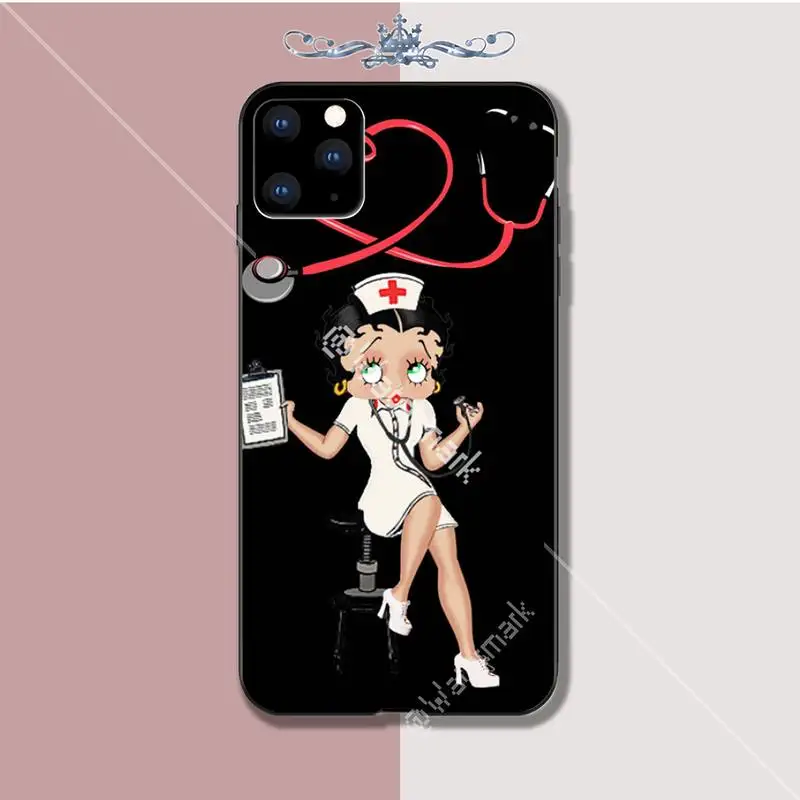 Babaite Betty Boop чехол для Iphone 6 6s 7 8 Plus X Xs Max Xr 11 Pro мобильный телефон аксессуары |