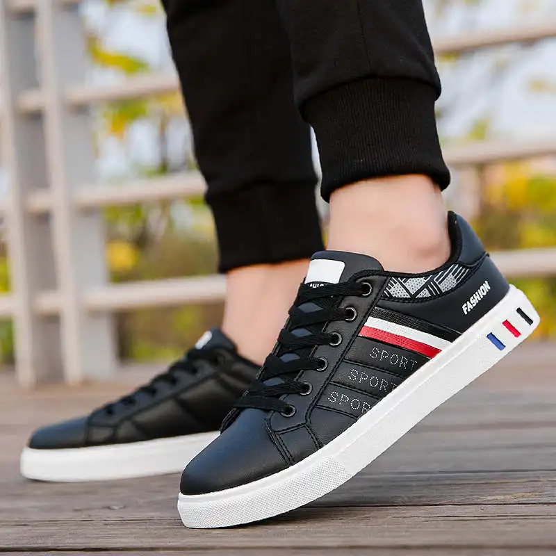 

Shoe Man Brand Not Leather Casual Man Loafers Plateform Men's Shoes Brand Sneakers Fashion Tennis Waterproof Shoes Red Tennis