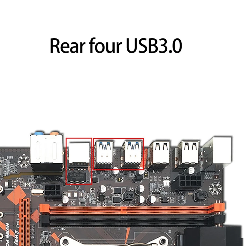 Комплект материнской платы X99 LGA2011-3 CPU 4XDDR4 REG ECC RAM USB3.0 SATA3.0 PCI-E 3 0 материнская плата с