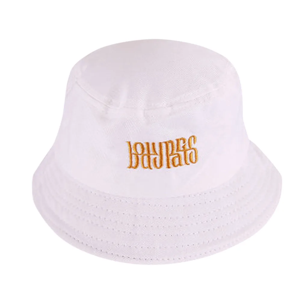 Мужская и женская Рыбацкая шляпа ведро с вышивкой шапка для бассейна путешествий Солнцезащитная альпинизма